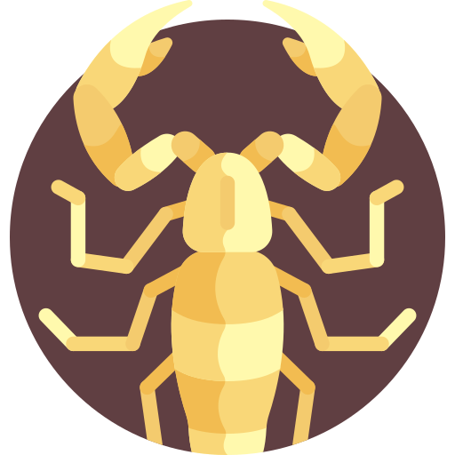 skorpiony Detailed Flat Circular Flat ikona