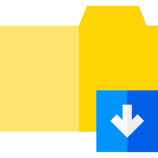 フォルダ Basic Straight Flat icon