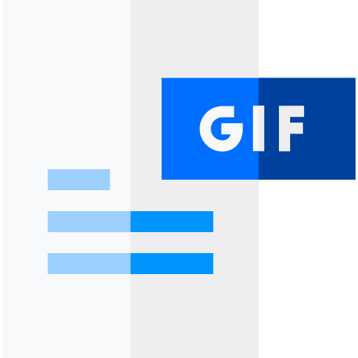 gif Basic Straight Flat icono