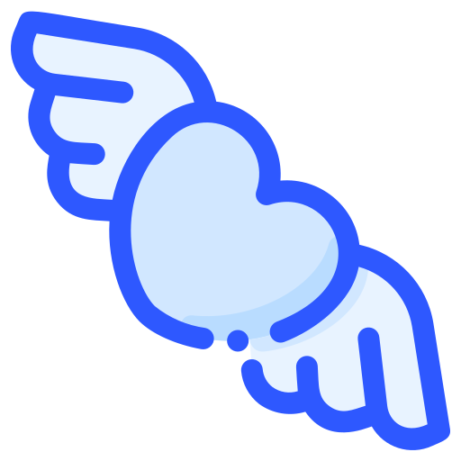 skrzydła serca Generic Blue ikona