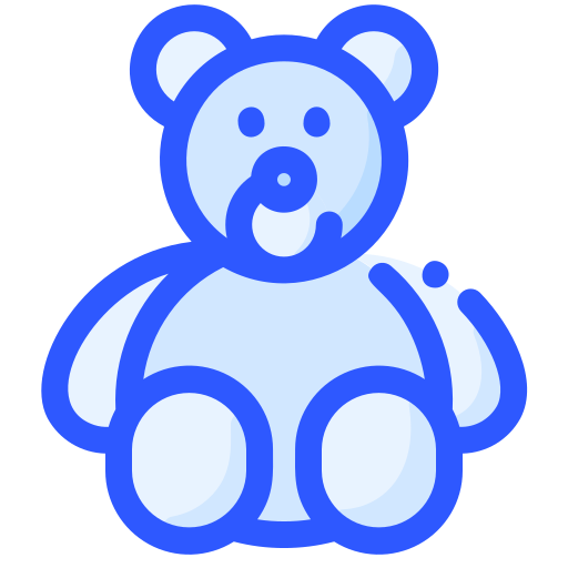 oso de peluche Generic Blue icono