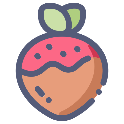 Strawberry Generic Outline Color icon