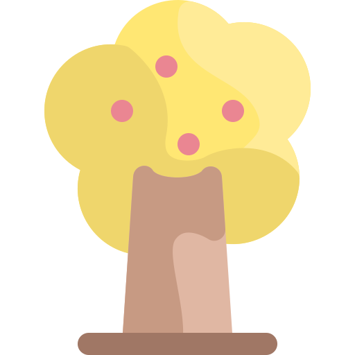 árbol de manzana bqlqn Flat icono