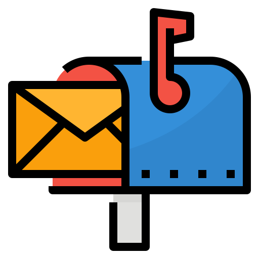 e-mail Aphiradee (monkik) Lineal Color ikona