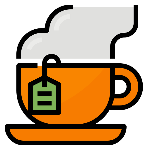 Hot tea Aphiradee (monkik) Lineal Color icon