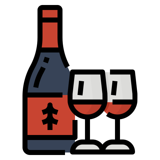 vino Aphiradee (monkik) Lineal Color icono