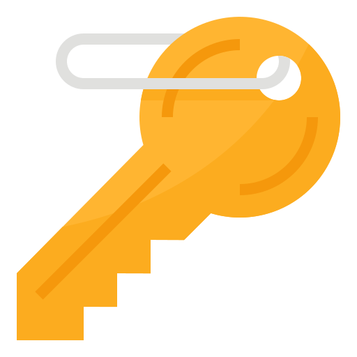 Ключ Aphiradee (monkik) Flat иконка
