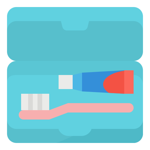 Toothbrush Aphiradee (monkik) Flat icon