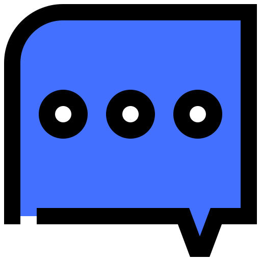 conversacion Inipagistudio Blue icono