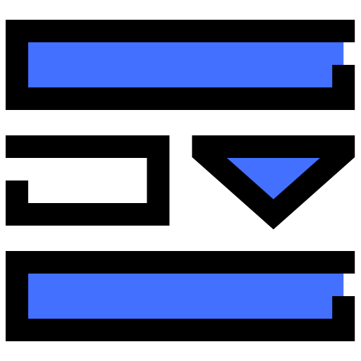 메뉴 Inipagistudio Blue icon