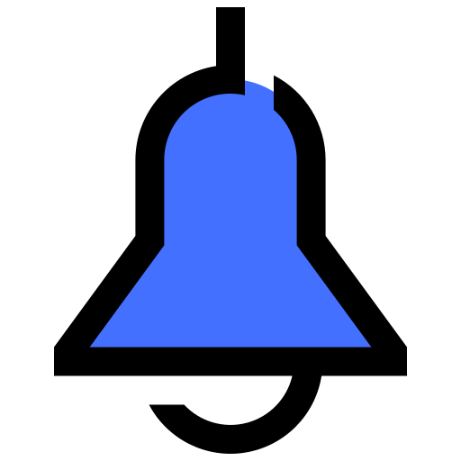 通知 Inipagistudio Blue icon