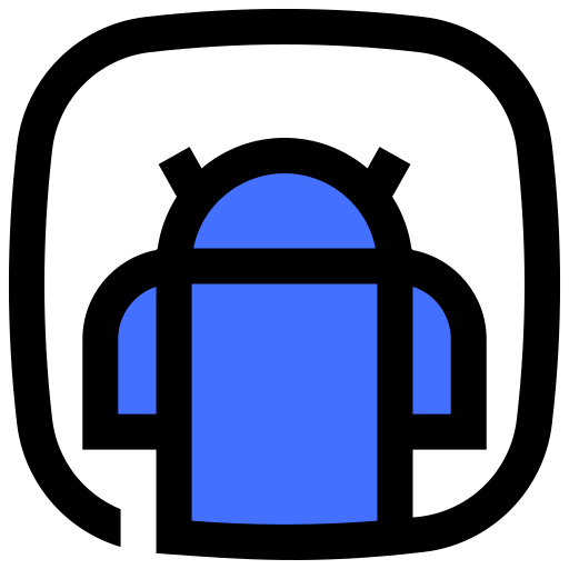 Androids Inipagistudio Blue icon