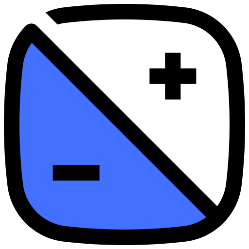 calcolatrice Inipagistudio Blue icona