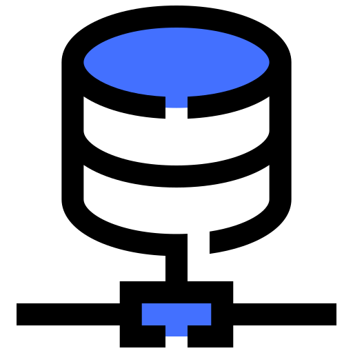 baza danych Inipagistudio Blue ikona