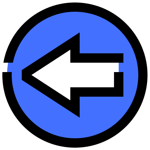 izquierda Inipagistudio Blue icono