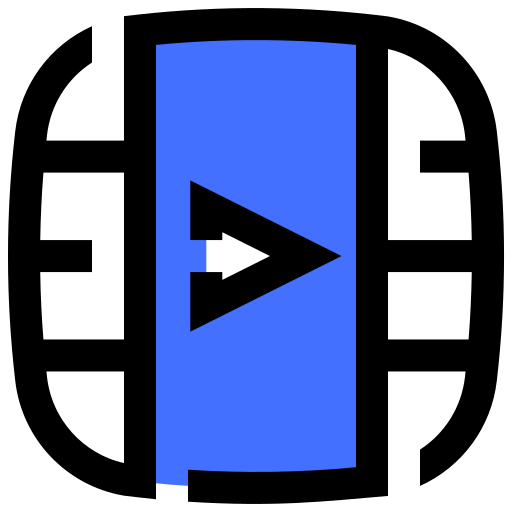 odtwarzacz wideo Inipagistudio Blue ikona