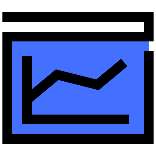 분석 Inipagistudio Blue icon