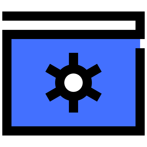 sitio web Inipagistudio Blue icono