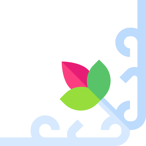 Floral Basic Straight Flat icon
