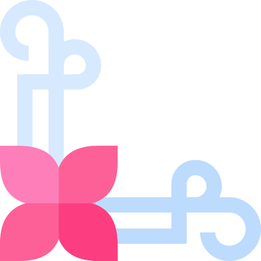 floral Basic Straight Flat icono