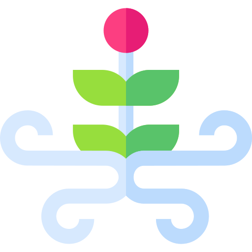 floral Basic Straight Flat icono