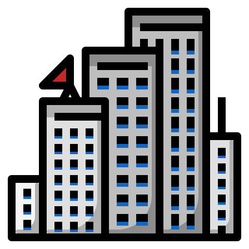 kondominium PMICON Lineal color ikona