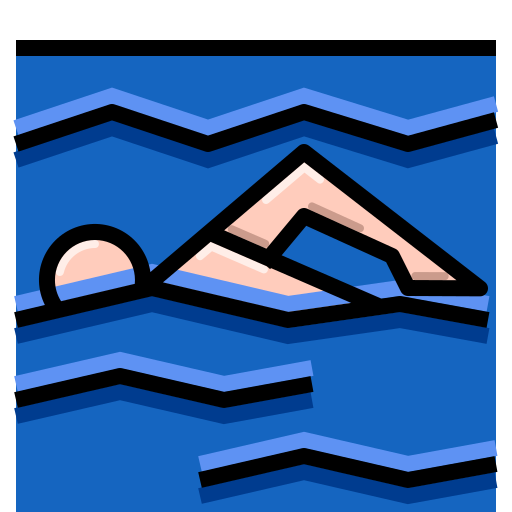 Плавательный бассейн PMICON Lineal color иконка