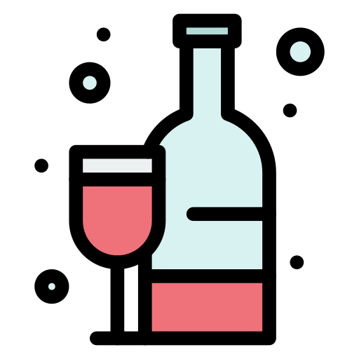 alcohol Flatart Icons Lineal Color icoon