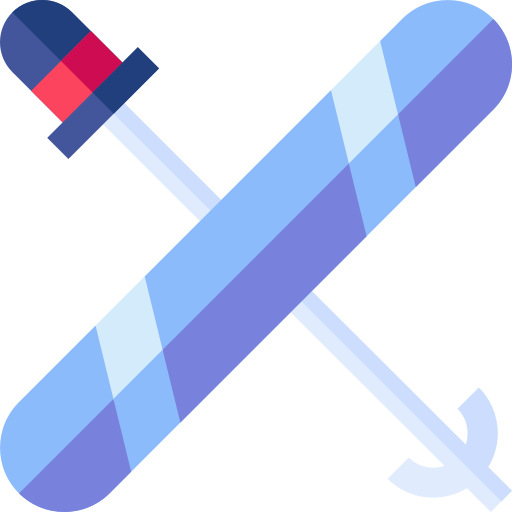 esquí Basic Straight Flat icono