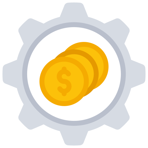 資金管理 Juicy Fish Flat icon