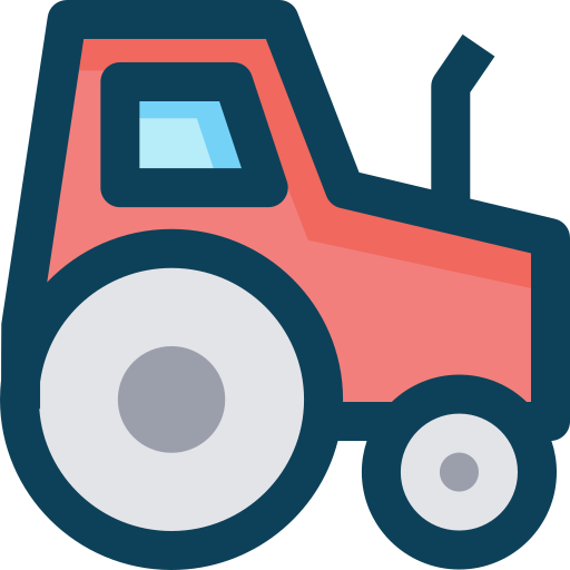 tracteur SBTS2018 Lineal Color Icône