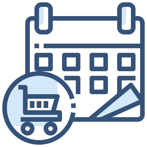 calendrier Generic Blue Icône