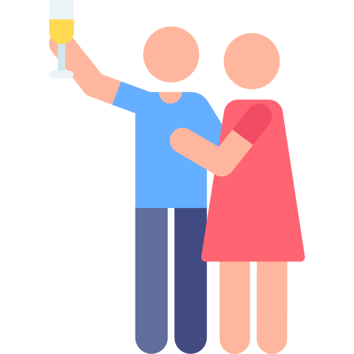 Cheers Pictograms Colour icon