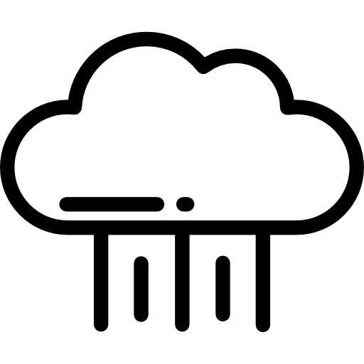 Rainy Detailed Rounded Lineal icon