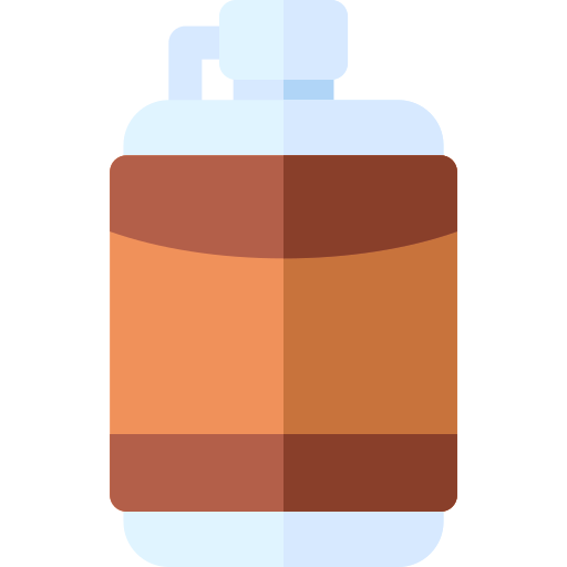 Hip flask Basic Rounded Flat icon