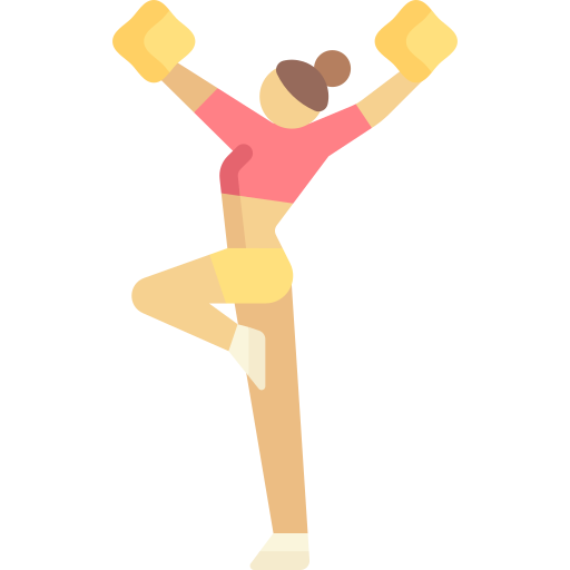 cheerleader Special Flat icoon