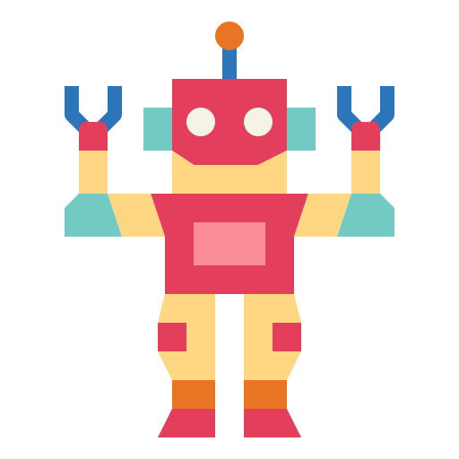 robot Smalllikeart Flat icoon