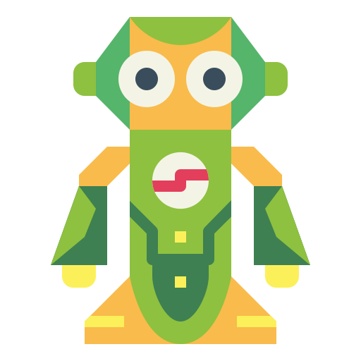 robot Smalllikeart Flat icono