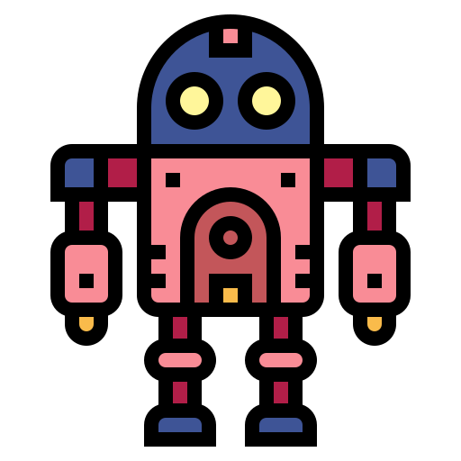 Robot Smalllikeart Lineal Color icon