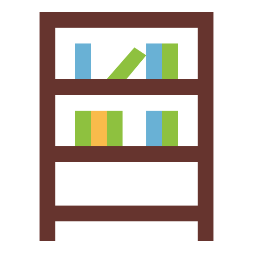 libreria Smalllikeart Flat icona