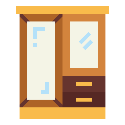 Cupboard Smalllikeart Flat icon