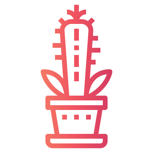 cactus Smalllikeart Gradient Icône