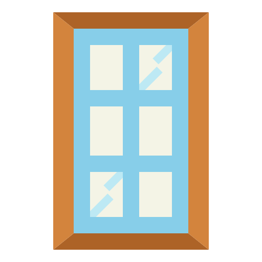 Window Smalllikeart Flat icon