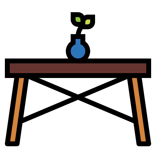 mesa Smalllikeart Lineal Color icono