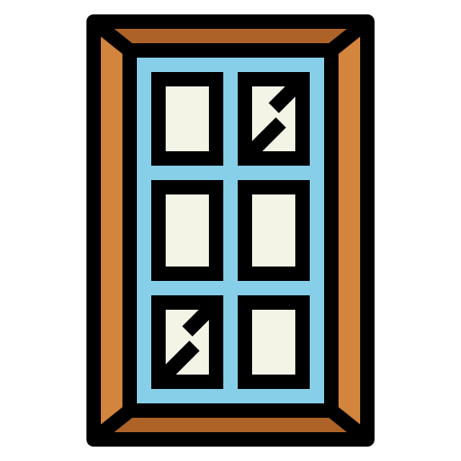 ventana Smalllikeart Lineal Color icono
