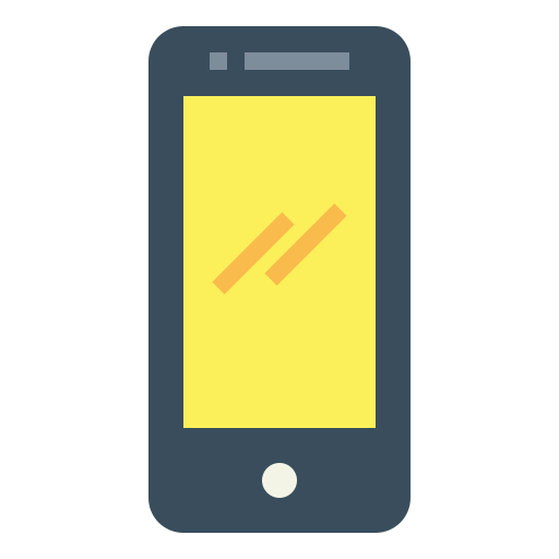 smartphone Smalllikeart Flat icon