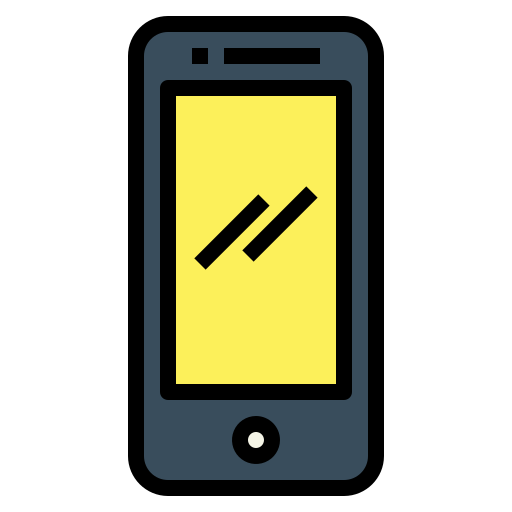 smartphone Smalllikeart Lineal Color icono