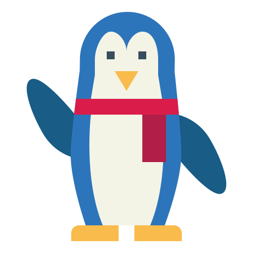 Пингвин Smalllikeart Flat иконка