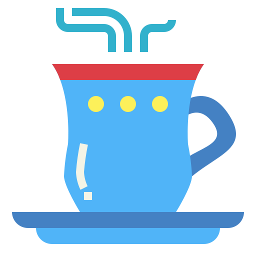 Чашка чая Smalllikeart Flat иконка