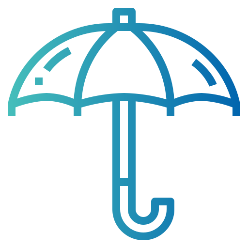 Umbrella Smalllikeart Gradient icon